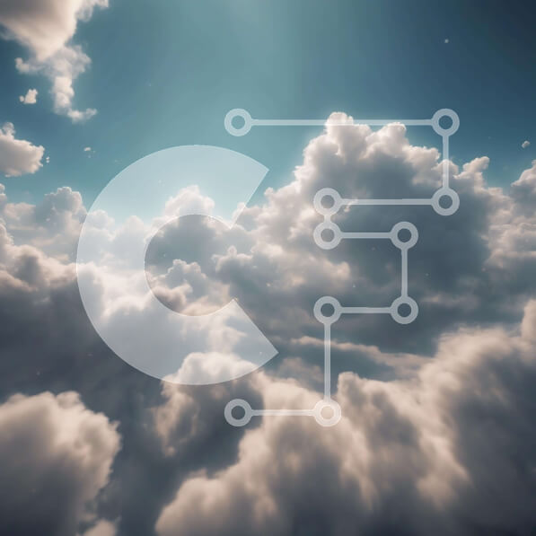 Intra Συλλεκτικό Ξύλινο Παζλ Plywood  4mm - Συννεφιασμένος ουρανός με φωτεινά φώτα Σε Ξύλινο Κουτί - Διαστάσεις Puzzle: 10x10 cm – 25 κομμάτια