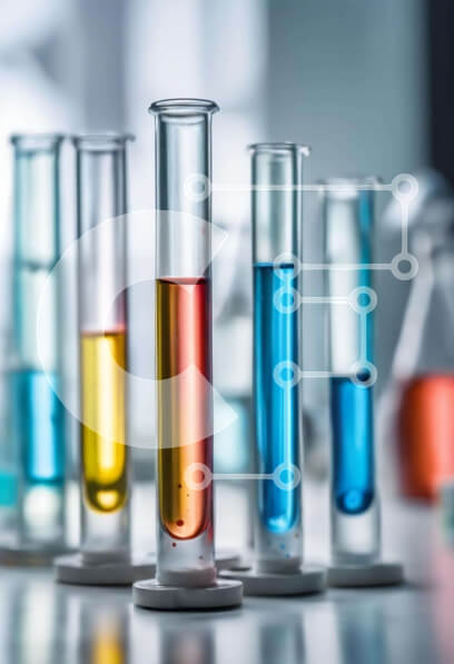 Intra Συλλεκτικό Ξύλινο Παζλ Plywood  4mm - Γυαλικά Εργαστηρίου Χημείας με Πολύχρωμα Υγρά Σε Ξύλινο Κουτί - Διαστάσεις Puzzle: 10x10 cm – 25 κομμάτια