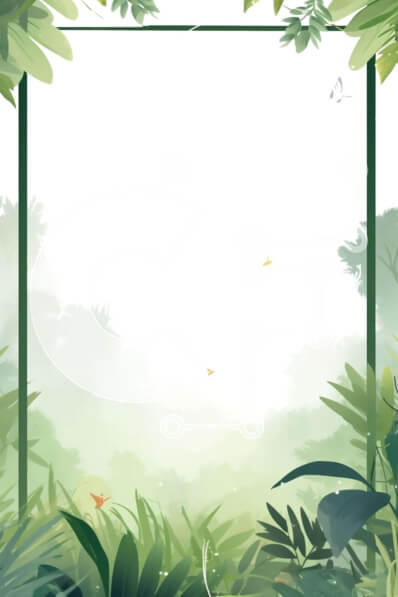 Σετ των 2 Intra Συλλεκτικό Ξύλινο Παζλ Plywood  4mm - Πράσινο πλαίσιο με φόντο φύλλα και λουλούδια Σε Ξύλινο Κουτί - Διαστάσεις: 10x10 cm – 25 κομμάτια