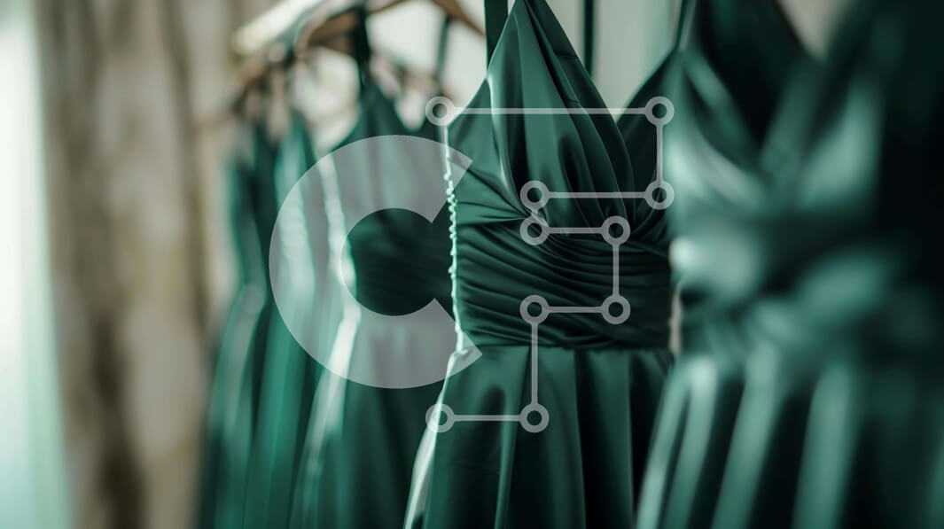 Intra Συλλεκτικό Ξύλινο Παζλ Plywood  4mm - Πράσινα φορέματα παράνυμφων στο ράφι Σε Ξύλινο Κουτί - Διαστάσεις Puzzle: 10x10 cm – 25 κομμάτια