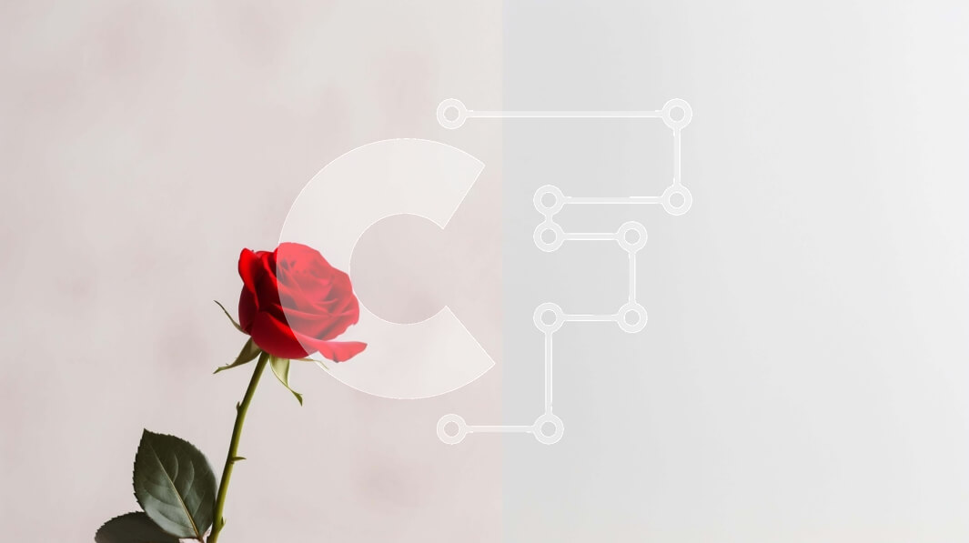 Intra Συλλεκτικό Ξύλινο Παζλ Plywood  4mm - Μονό κόκκινο τριαντάφυλλο σε κενό βάζο Σε Ξύλινο Κουτί - Διαστάσεις Puzzle: 10x10 cm – 25 κομμάτια