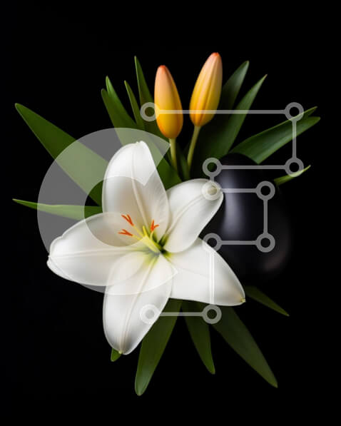 Intra Συλλεκτικό Ξύλινο Παζλ Plywood  4mm - Πασχαλινή γιορτή με λουλούδια και αυγά Σε Ξύλινο Κουτί - Διαστάσεις: 10x10 cm – 25 κομμάτια