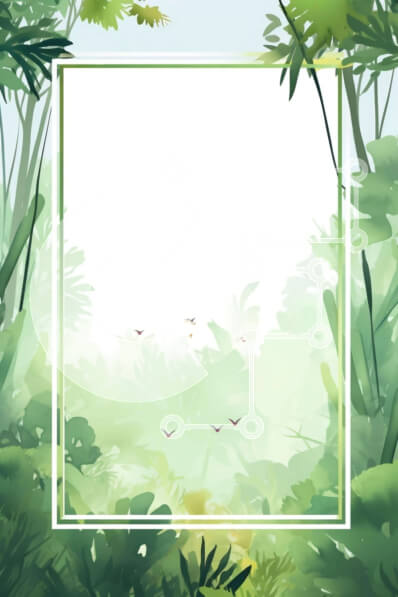 Σετ των 2 Intra Συλλεκτικό Ξύλινο Παζλ Plywood  4mm - Λευκό πλαίσιο στη ζούγκλα με πράσινο φύλλωμα και πουλιά Σε Ξύλινο Κουτί - Διαστάσεις: 10x10 cm – 25 κομμάτια