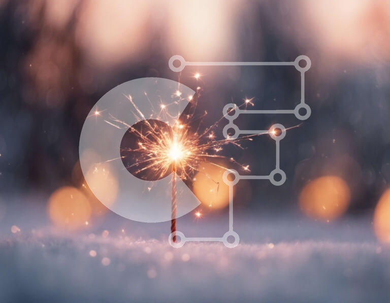 Intra Συλλεκτικό Ξύλινο Παζλ Plywood  4mm - Single Sparkler in the Snow Σε Ξύλινο Κουτί - Διαστάσεις Puzzle: 10x10 cm – 25 κομμάτια