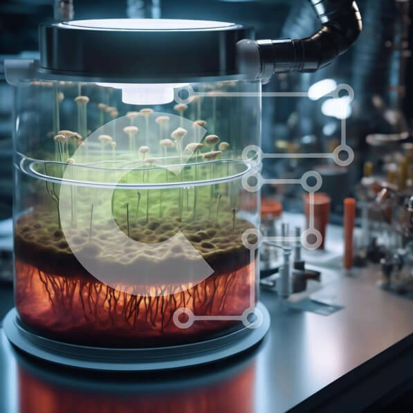 Intra Συλλεκτικό Ξύλινο Παζλ Plywood  4mm - Εργαστήριο Βοτανικής Έρευνας Γυάλινο Δοχείο με Φυτά και Εξοπλισμό Σε Ξύλινο Κουτί - Διαστάσεις Puzzle: 10x10 cm – 25 κομμάτια