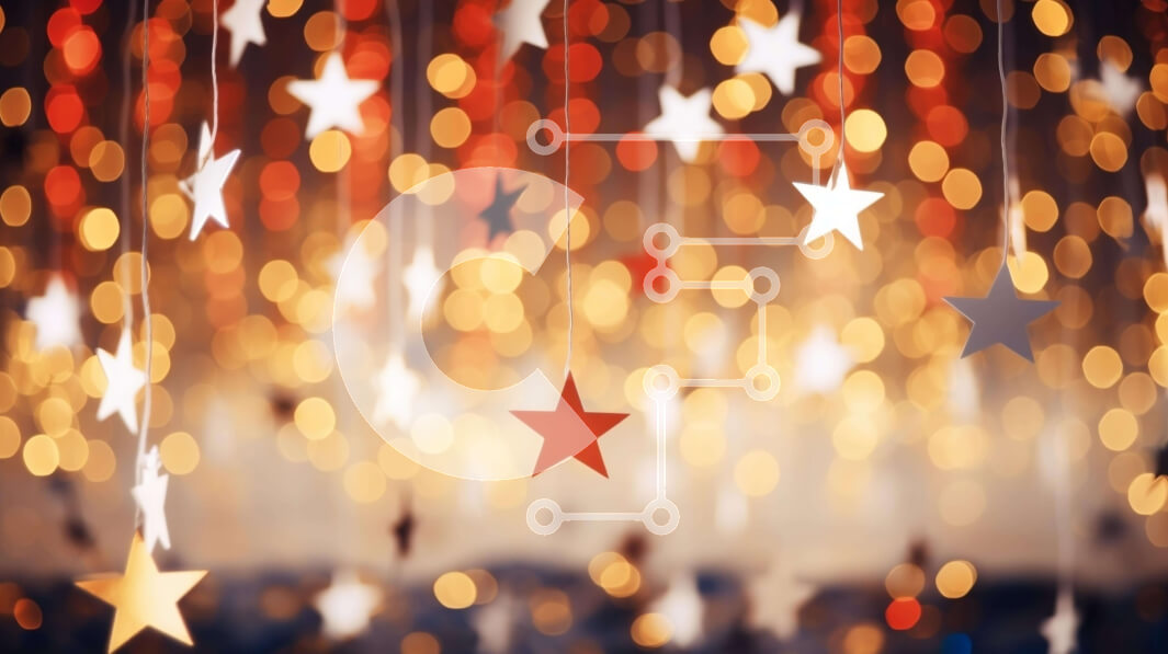 Intra Συλλεκτικό Ξύλινο Παζλ Plywood  4mm - Πολύχρωμα αστέρια φόντο Σε Ξύλινο Κουτί - Διαστάσεις Puzzle: 10x10 cm – 25 κομμάτια