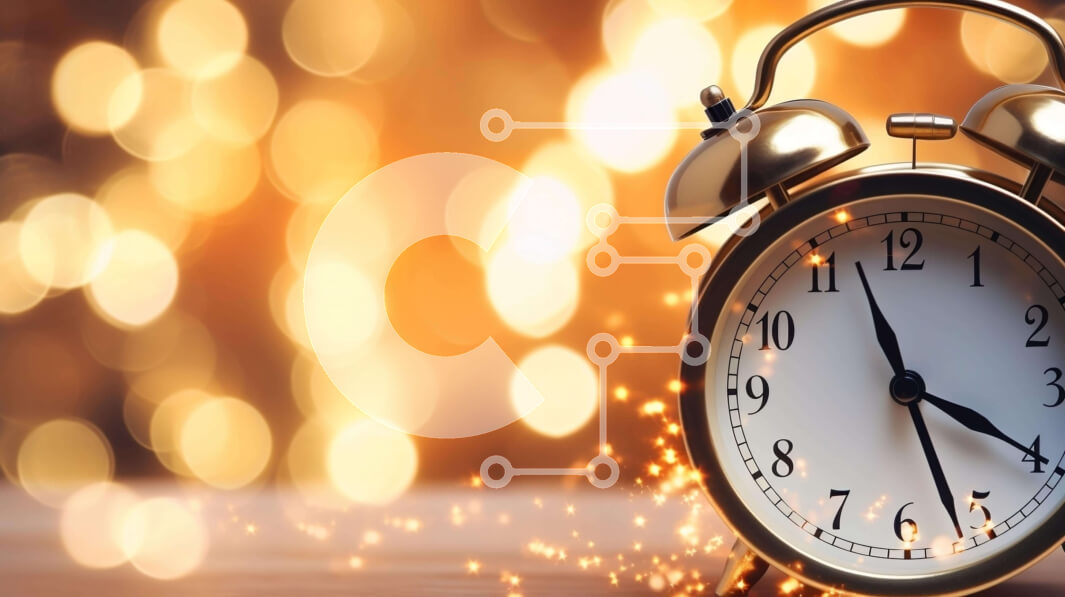 Intra Συλλεκτικό Ξύλινο Παζλ Plywood  4mm - Ξυπνητήρι σε ξύλινο τραπέζι με πολύχρωμα φώτα Σε Ξύλινο Κουτί - Διαστάσεις: 10x10 cm – 25 κομμάτια