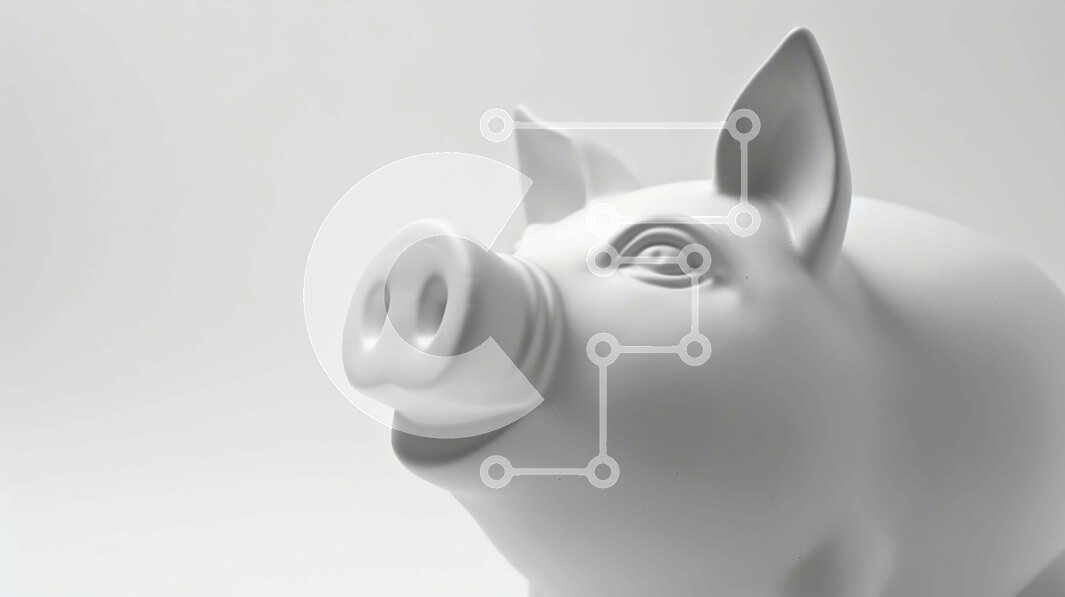 Intra Συλλεκτικό Ξύλινο Παζλ Plywood  4mm - Χαμογελαστός Λευκός Κουμπαράς για λογαριασμό επένδυσης ή ταμιευτηρίου Σε Ξύλινο Κουτί - Διαστάσεις: 10x10 cm – 25 κομμάτια