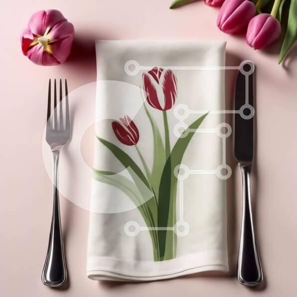 Σετ των 2 Intra Συλλεκτικό Ξύλινο Παζλ Plywood  4mm - Κομψό τραπεζάκι με λουλούδια και ασημικά Σε Ξύλινο Κουτί - Διαστάσεις: 10x10 cm – 25 κομμάτια