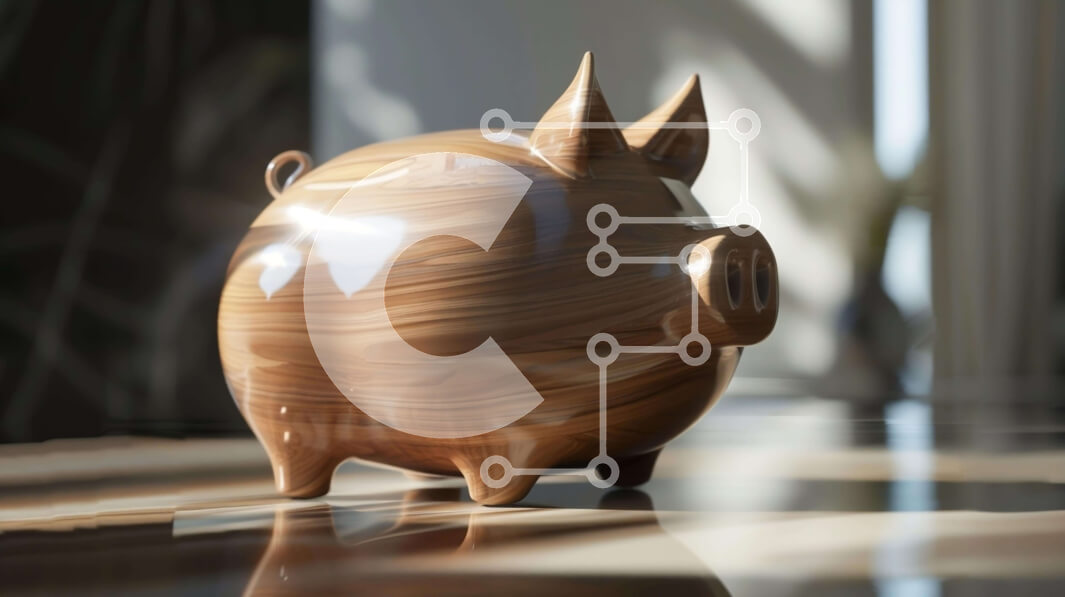 Intra Συλλεκτικό Ξύλινο Παζλ Plywood  4mm - Ξύλινος κουμπαράς στο τραπέζι μπροστά από το ανοιχτό παράθυρο Σε Ξύλινο Κουτί - Διαστάσεις: 10x10 cm – 25 κομμάτια