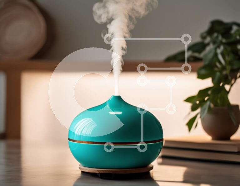 Intra Συλλεκτικό Ξύλινο Παζλ Plywood  4mm - Διαχύτης αρωματοθεραπείας με ατμό Σε Ξύλινο Κουτί - Διαστάσεις Puzzle: 10x10 cm – 25 κομμάτια