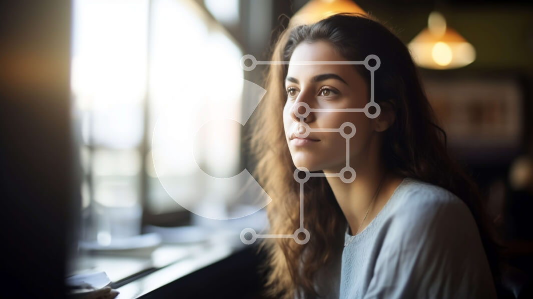 Intra Συλλεκτικό Ξύλινο Παζλ Plywood  4mm - Μια στοχαστική στιγμή σε ένα εστιατόριο με χαμηλό φωτισμό Σε Ξύλινο Κουτί - Διαστάσεις Puzzle: 10x10 cm – 25 κομμάτια