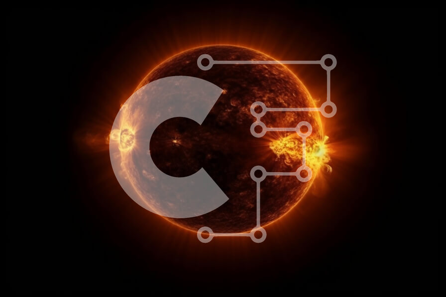 Intra Συλλεκτικό Ξύλινο Παζλ Plywood  4mm - Έντονη και όμορφη εικόνα του Ήλιου από κοντά Σε Ξύλινο Κουτί - Διαστάσεις: 10x10 cm – 25 κομμάτια