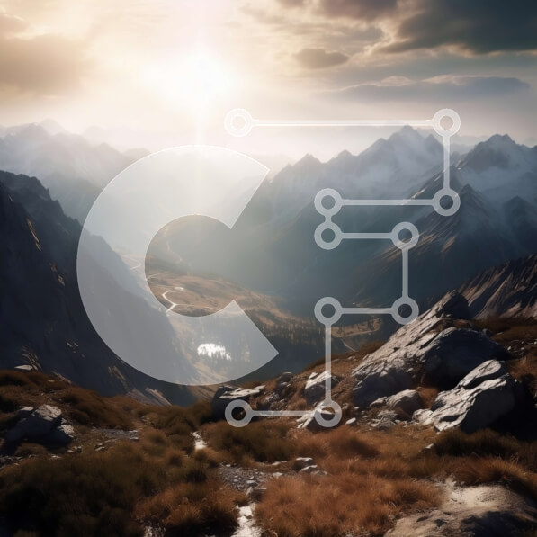 Intra Συλλεκτικό Ξύλινο Παζλ Plywood  4mm - Εκπληκτική εικόνα από χιονισμένες κορυφές και πλούσια βλάστηση σε μια ορεινή κοιλάδα Σε Ξύλινο Κουτί - Διαστάσεις: 10x10 cm – 25 κομμάτια