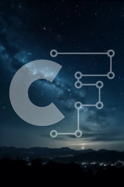 Σετ των 2 Intra Συλλεκτικό Ξύλινο Παζλ Plywood  4mm - Έναστρος νυχτερινός ουρανός με ορατό τον Γαλαξία στο φόντο Σε Ξύλινο Κουτί - Διαστάσεις: 10x10 cm – 25 κομμάτια