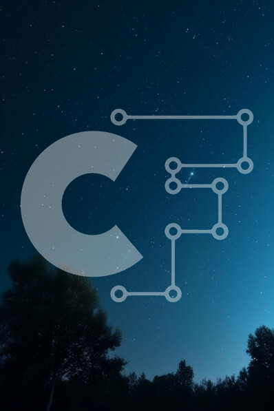 Σετ των 2 Intra Συλλεκτικό Ξύλινο Παζλ Plywood  4mm - Έναστρος νυχτερινός ουρανός με δέντρα στο προσκήνιο Σε Ξύλινο Κουτί - Διαστάσεις: 10x10 cm – 25 κομμάτια