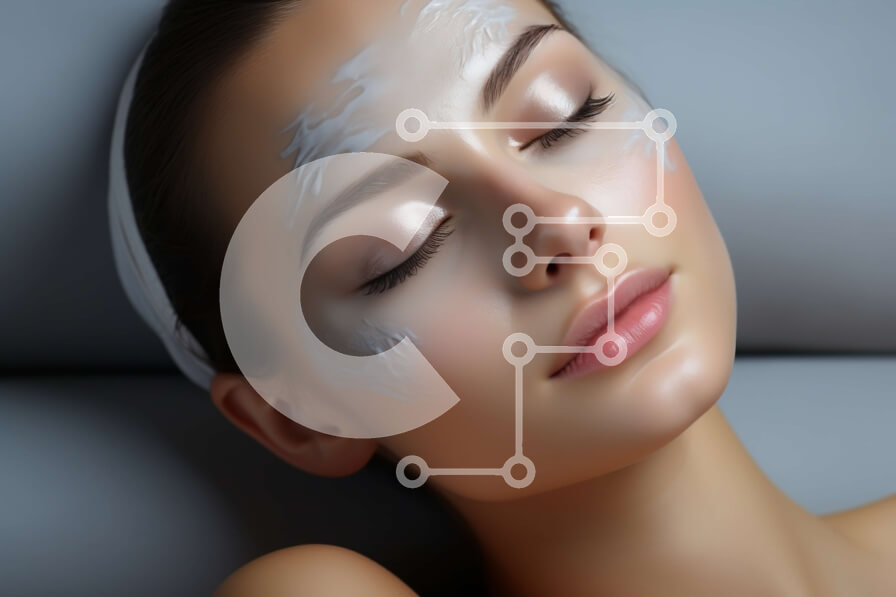 Intra Συλλεκτικό Ξύλινο Παζλ Plywood  4mm - Χαλαρωτική εμπειρία σπα με γυναίκα που φορά λευκή μάσκα Σε Ξύλινο Κουτί - Διαστάσεις Puzzle: 10x10 cm – 25 κομμάτια