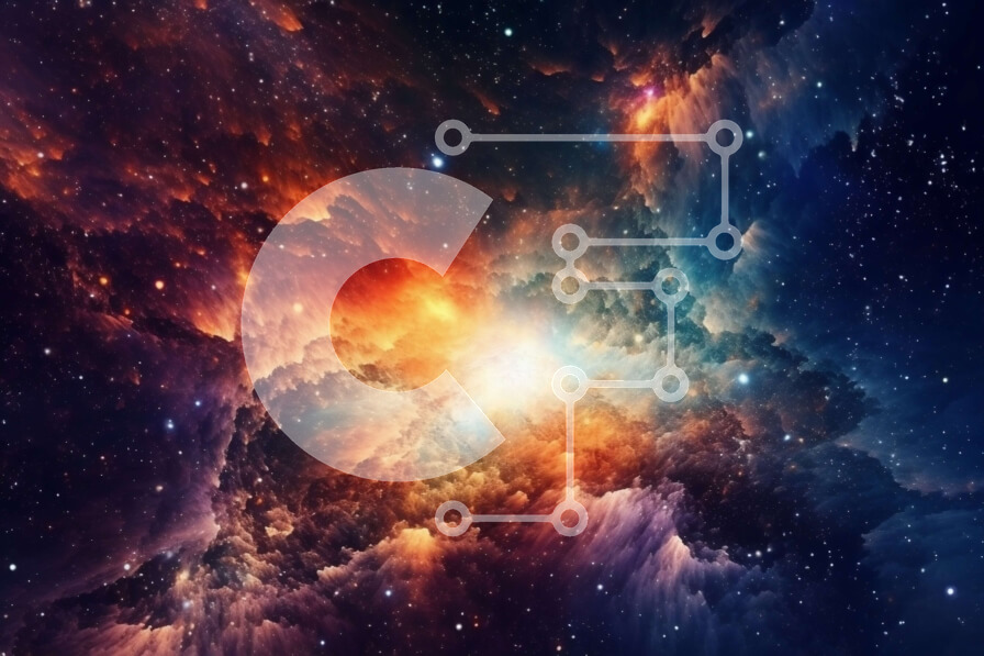 Intra Συλλεκτικό Ξύλινο Παζλ Plywood  4mm - Εκπληκτική εικόνα ενός νεφελώματος στο διάστημα με πολύχρωμα αέρια Σε Ξύλινο Κουτί - Διαστάσεις Puzzle: 10x10 cm – 25 κομμάτια