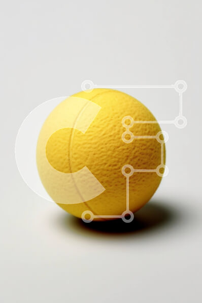 Intra Συλλεκτικό Ξύλινο Παζλ Plywood  4mm - Κίτρινη λαστιχένια μπάλα - φωτογραφία αρχείου Σε Ξύλινο Κουτί - Διαστάσεις: 10x10 cm – 25 κομμάτια