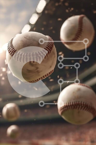 Intra Συλλεκτικό Ξύλινο Παζλ Plywood  4mm - Πετώντας μπέιζμπολ στο στάδιο Σε Ξύλινο Κουτί - Διαστάσεις Puzzle: 10x10 cm – 25 κομμάτια