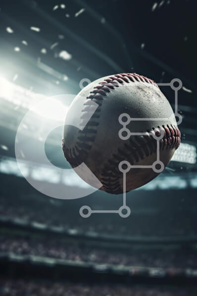 Intra Συλλεκτικό Ξύλινο Παζλ Plywood  4mm - Συναρπαστική δράση του μπέιζμπολ σε ένα άδειο στάδιο Σε Ξύλινο Κουτί - Διαστάσεις Puzzle: 10x10 cm – 25 κομμάτια