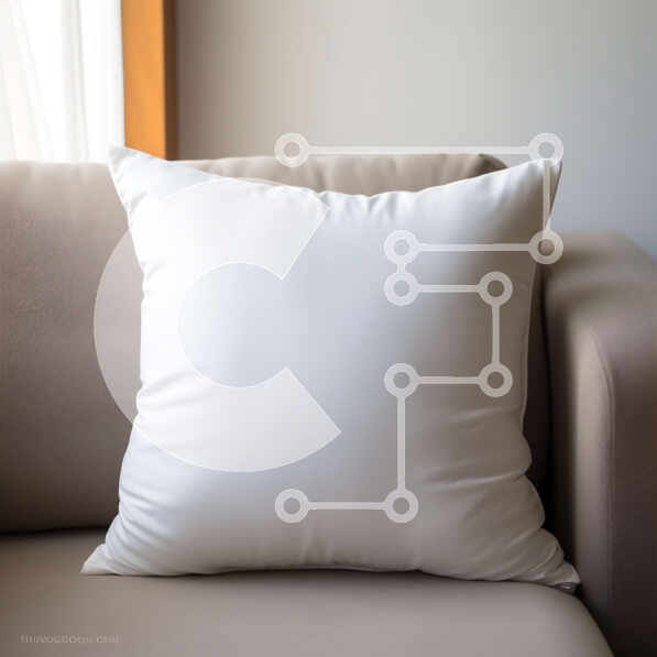 Intra Συλλεκτικό Ξύλινο Παζλ Plywood  4mm - Λευκό μαξιλάρι σε μπεζ καναπέ Σε Ξύλινο Κουτί - Διαστάσεις Puzzle: 10x10 cm – 25 κομμάτια