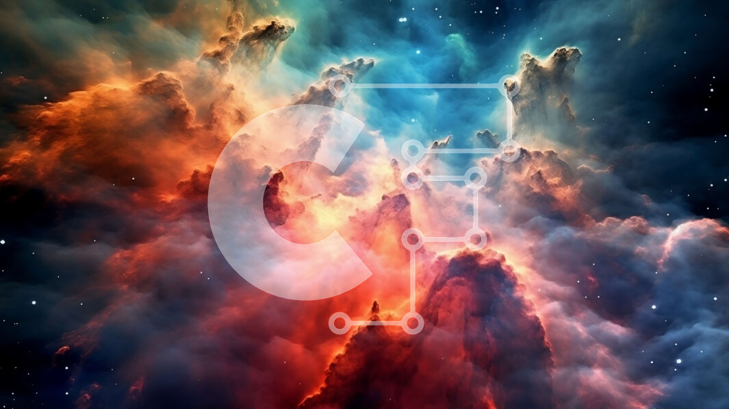 Intra Συλλεκτικό Ξύλινο Παζλ Plywood  4mm - Εκπληκτική εικόνα ενός νεφελώματος με υδρογόνο και οξυγόνο στο διάστημα Σε Ξύλινο Κουτί - Διαστάσεις Puzzle: 10x10 cm – 25 κομμάτια