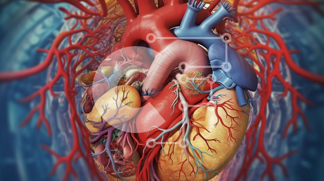 Intra Συλλεκτικό Ξύλινο Παζλ Plywood  4mm - Εικόνα της ανθρώπινης καρδιάς - ζωτικό όργανο στο ανθρώπινο σώμα Σε Ξύλινο Κουτί - Διαστάσεις Puzzle: 10x10 cm – 25 κομμάτια