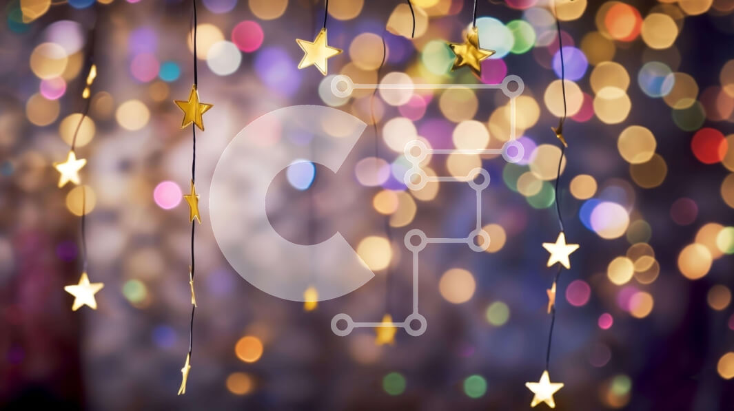 Intra Συλλεκτικό Ξύλινο Παζλ Plywood  4mm - Πολύχρωμο φόντο με αστέρια Σε Ξύλινο Κουτί - Διαστάσεις Puzzle: 10x10 cm – 25 κομμάτια