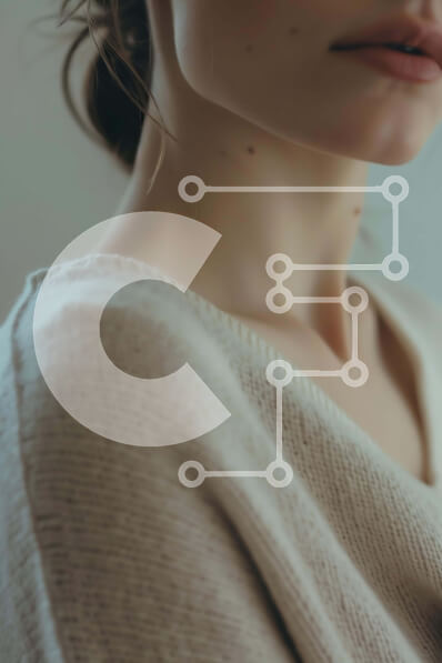 Intra Συλλεκτικό Ξύλινο Παζλ Plywood  4mm - Γυναίκα που κρατά το κινητό και κοιτάζει μακριά Σε Ξύλινο Κουτί - Διαστάσεις Puzzle: 10x10 cm – 25 κομμάτια