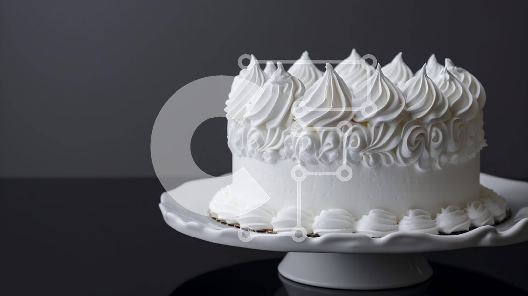 Σετ των 2 Intra Συλλεκτικό Ξύλινο Παζλ Plywood  4mm - Λευκό κέικ σε κομψή βάση για κέικ Σε Ξύλινο Κουτί - Διαστάσεις: 10x10 cm – 25 κομμάτια