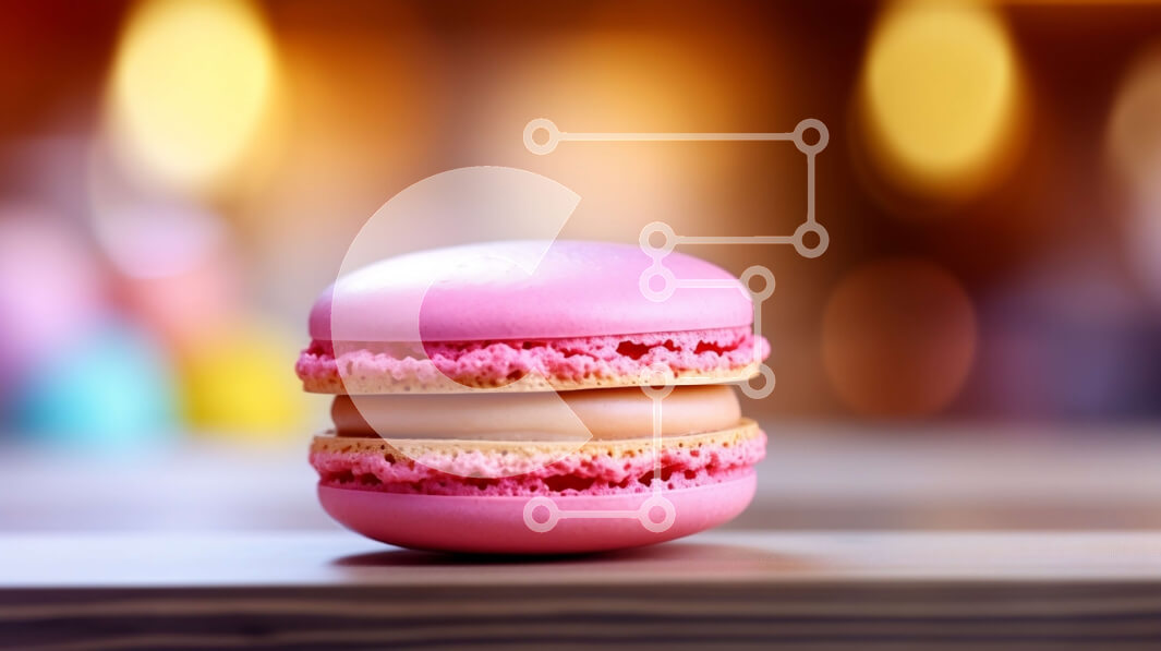 Σετ των 2 Intra Συλλεκτικό Ξύλινο Παζλ Plywood  4mm - Ροζ αμυγδαλωτό σε ένα ξύλινο τραπέζι Σε Ξύλινο Κουτί - Διαστάσεις: 10x10 cm – 25 κομμάτια