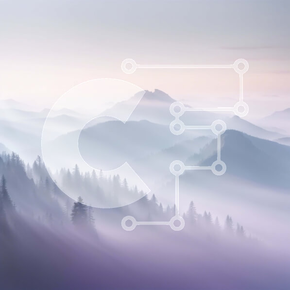 Intra Συλλεκτικό Ξύλινο Παζλ Plywood  4mm - Όμορφη θέα της οροσειράς με ομίχλη στην κοιλάδα Σε Ξύλινο Κουτί - Διαστάσεις: 10x10 cm – 25 κομμάτια