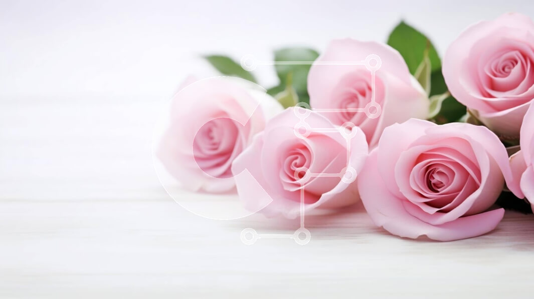 Intra Συλλεκτικό Ξύλινο Παζλ Plywood  4mm - Ανάποδα μπουκέτο με ροζ τριαντάφυλλα σε σχήμα καρδιάς Σε Ξύλινο Κουτί - Διαστάσεις: 10x10 cm – 25 κομμάτια