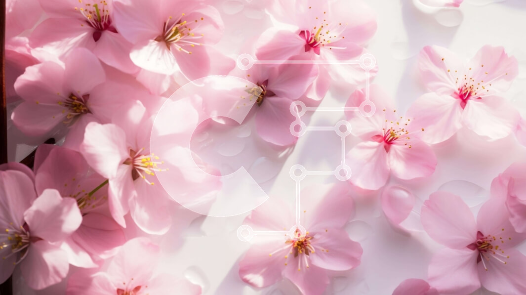 Intra Συλλεκτικό Ξύλινο Παζλ Plywood  4mm - Ροζ λουλούδια σε άσπρο φόντο με σταγόνες νερού Σε Ξύλινο Κουτί - Διαστάσεις: 10x10 cm – 25 κομμάτια