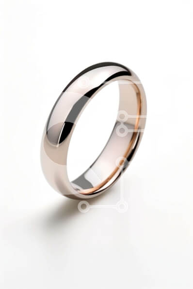 Intra Συλλεκτικό Ξύλινο Παζλ Plywood  4mm - Χρυσή γαμήλια ζώνη σε άσπρο φόντο Σε Ξύλινο Κουτί - Διαστάσεις Puzzle: 10x10 cm – 25 κομμάτια