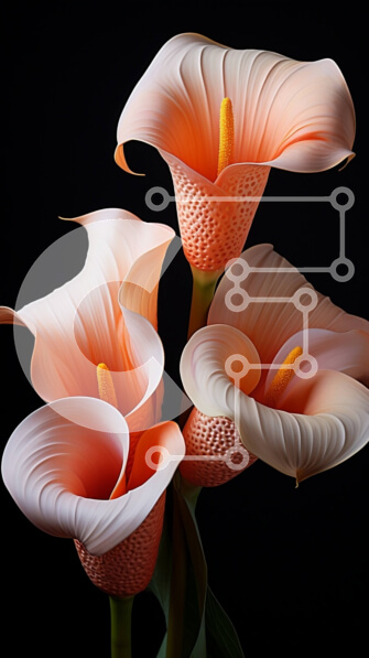 Σετ των 2 Intra Συλλεκτικό Ξύλινο Παζλ Plywood  4mm - Εκπληκτικό μπουκέτο με λουλούδια παιώνιας σε ανοιχτό και σκούρο ροζ Σε Ξύλινο Κουτί - Διαστάσεις: 10x10 cm – 25 κομμάτια