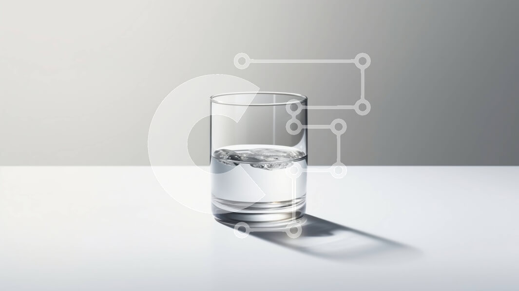 Σετ των 2 Intra Συλλεκτικό Ξύλινο Παζλ Plywood  4mm - Δροσιστική εικόνα ενός ποτηριού νερού με παγάκια Σε Ξύλινο Κουτί - Διαστάσεις: 10x10 cm – 25 κομμάτια