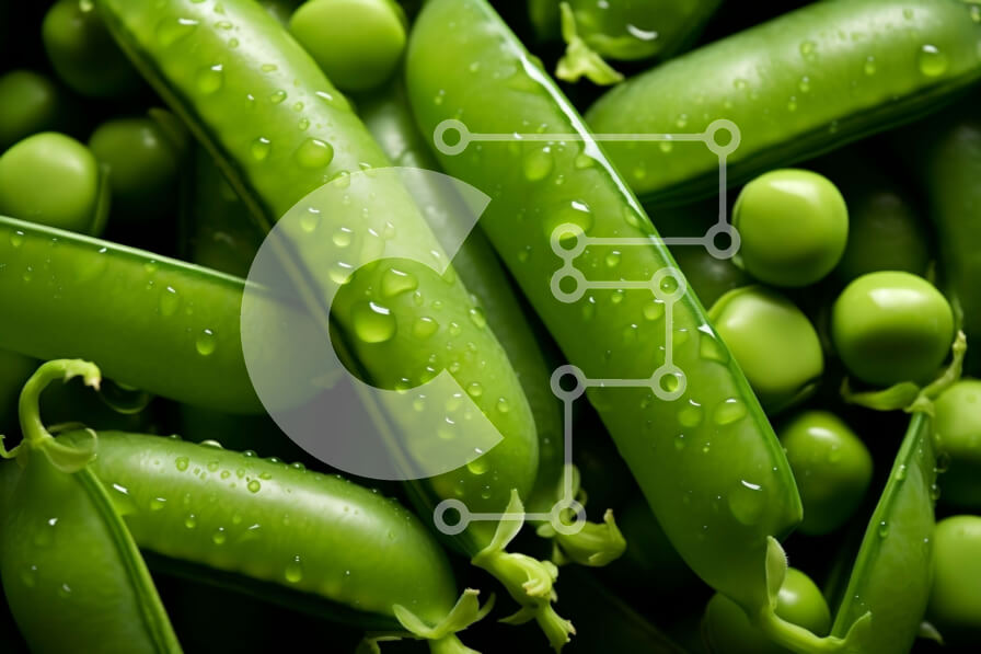 Σετ των 2 Intra Συλλεκτικό Ξύλινο Παζλ Plywood  4mm - Ομάδα πράσινα μπιζέλια Σε Ξύλινο Κουτί - Διαστάσεις: 10x10 cm – 25 κομμάτια