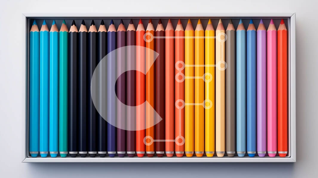 Intra Συλλεκτικό Ξύλινο Παζλ Plywood  4mm - Πολύχρωμα μολύβια σε λευκό κουτί Σε Ξύλινο Κουτί - Διαστάσεις: 10x10 cm – 25 κομμάτια