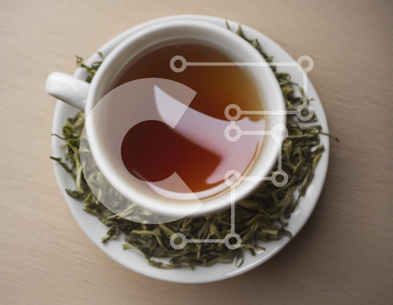 Σετ των 2 Intra Συλλεκτικό Ξύλινο Παζλ Plywood  4mm - Φλιτζάνι τσάι με αιωρούμενα φύλλα Σε Ξύλινο Κουτί - Διαστάσεις: 10x10 cm – 25 κομμάτια