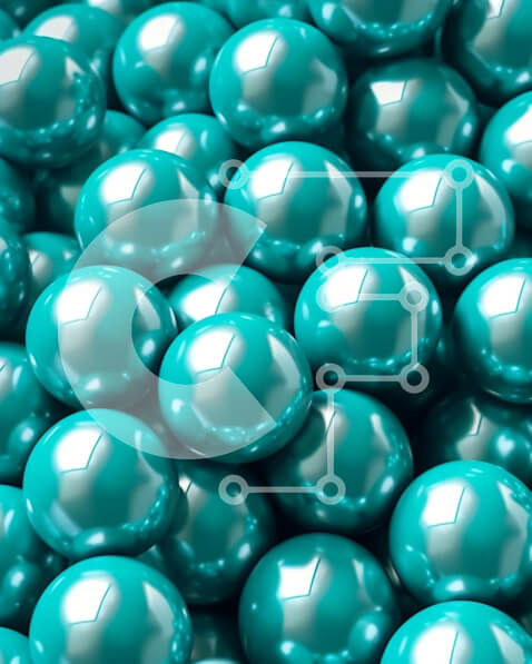 Intra Συλλεκτικό Ξύλινο Παζλ Plywood  4mm - Όμορφη κοντινή λήψη από μπλε μάρμαρα σε καθαρό λευκό φόντο Σε Ξύλινο Κουτί - Διαστάσεις: 10x10 cm – 25 κομμάτια