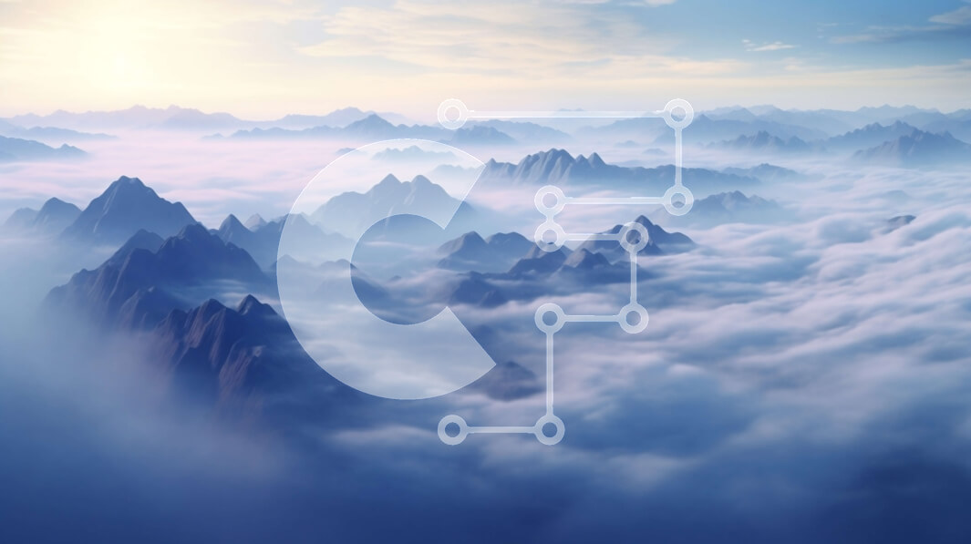 Intra Συλλεκτικό Ξύλινο Παζλ Plywood  4mm - Οροσειρά με χιονισμένες κορυφές και χνουδωτά σύννεφα Σε Ξύλινο Κουτί - Διαστάσεις: 10x10 cm – 25 κομμάτια