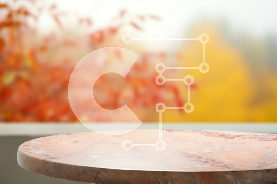 Intra Συλλεκτικό Ξύλινο Παζλ Plywood  4mm - Μαρμάρινο τραπέζι με ξύλινη βάση σε φθινοπωρινό σκηνικό Σε Ξύλινο Κουτί - Διαστάσεις Puzzle: 10x10 cm – 25 κομμάτια