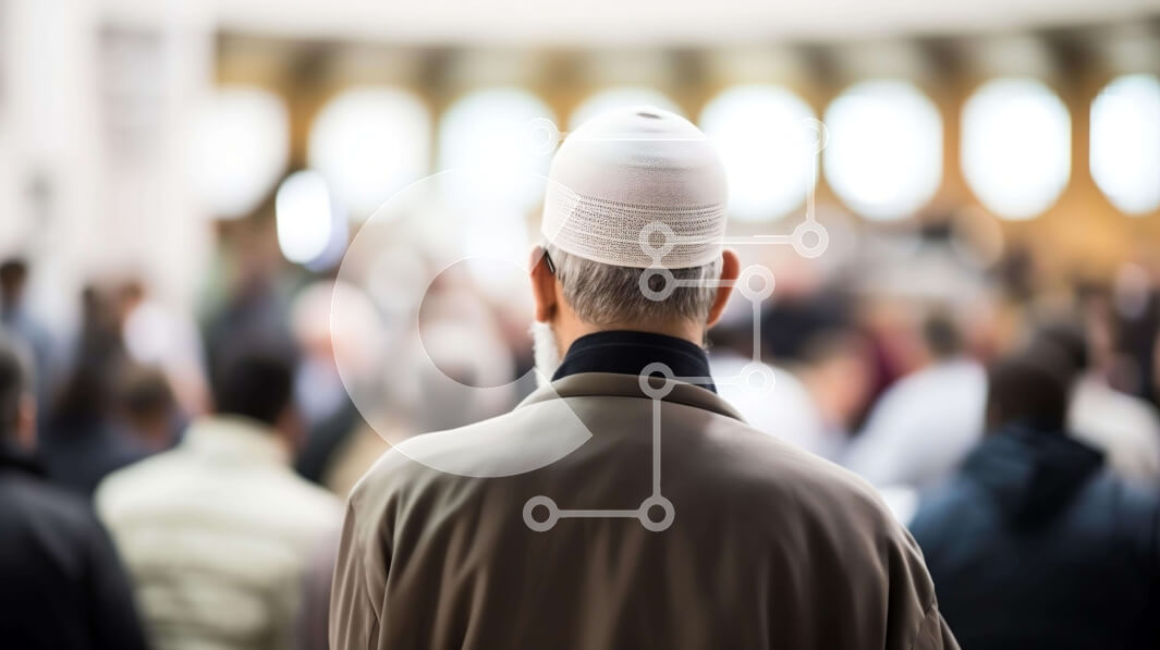 Intra Συλλεκτικό Ξύλινο Παζλ Plywood  4mm - Άνδρας με ασπρόμαυρη ενδυμασία σε ένα πλήθος Σε Ξύλινο Κουτί - Διαστάσεις Puzzle: 10x10 cm – 25 κομμάτια