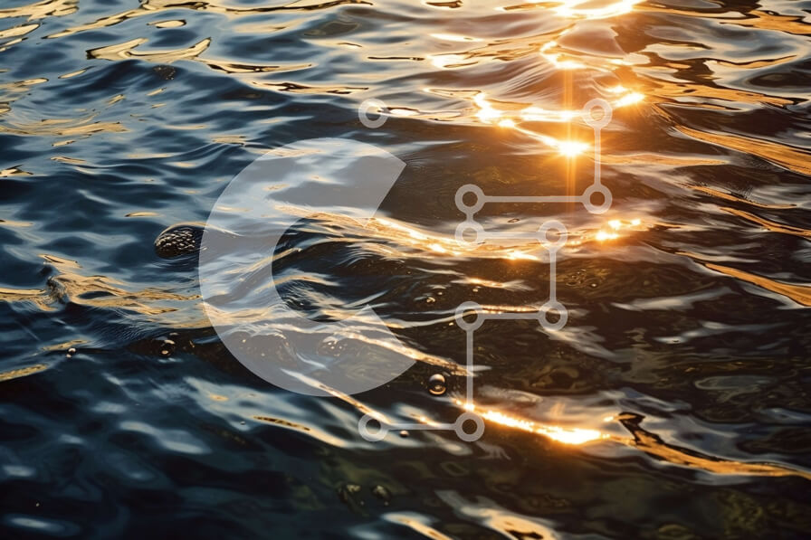 Intra Συλλεκτικό Ξύλινο Παζλ Plywood  4mm - Εκπληκτικό ηλιοβασίλεμα πάνω από μια γαλήνια θάλασσα Σε Ξύλινο Κουτί - Διαστάσεις: 10x10 cm – 25 κομμάτια