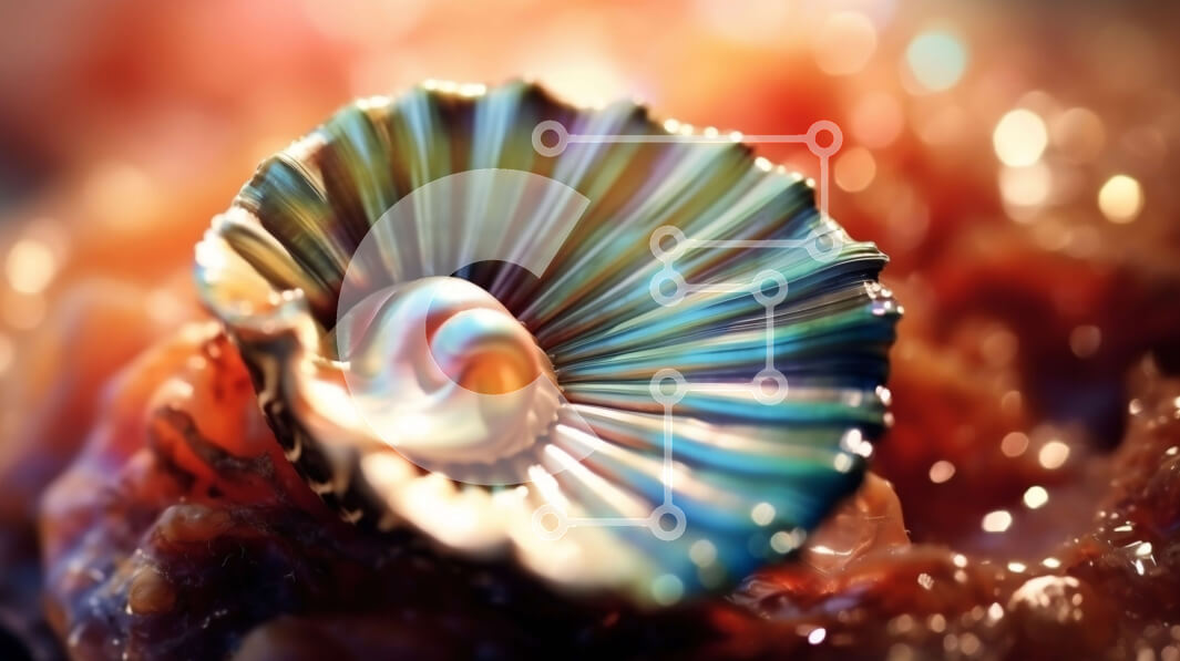 Intra Συλλεκτικό Ξύλινο Παζλ Plywood  4mm - Ζωντανή εικόνα ενός πολύχρωμου κοχυλιού σε μια όμορφη αμμώδη παραλία Σε Ξύλινο Κουτί - Διαστάσεις: 10x10 cm – 25 κομμάτια