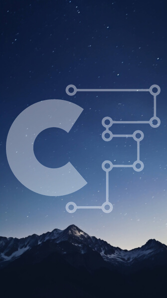 Σετ των 2 Intra Συλλεκτικό Ξύλινο Παζλ Plywood  4mm - Οροσειρά στον νυχτερινό ουρανό με αστέρια Σε Ξύλινο Κουτί - Διαστάσεις: 10x10 cm – 25 κομμάτια