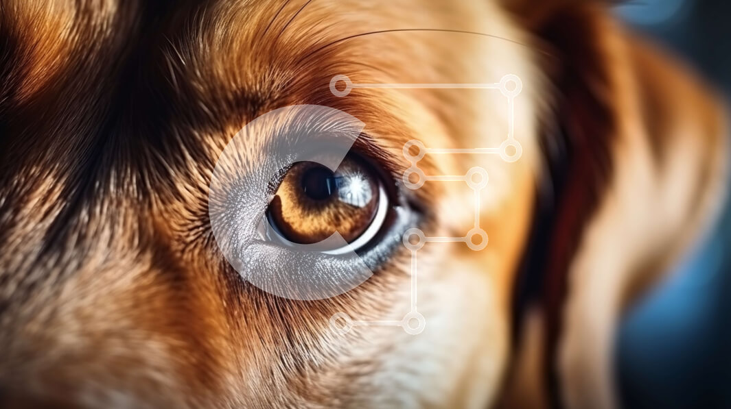 Intra Συλλεκτικό Ξύλινο Παζλ Plywood  4mm - Αξιολάτρευτο κοντινό πλάνο του προσώπου ενός σκύλου με καφέ γούνα και καστανά μάτια Σε Ξύλινο Κουτί - Διαστάσεις: 10x10 cm – 25 κομμάτια