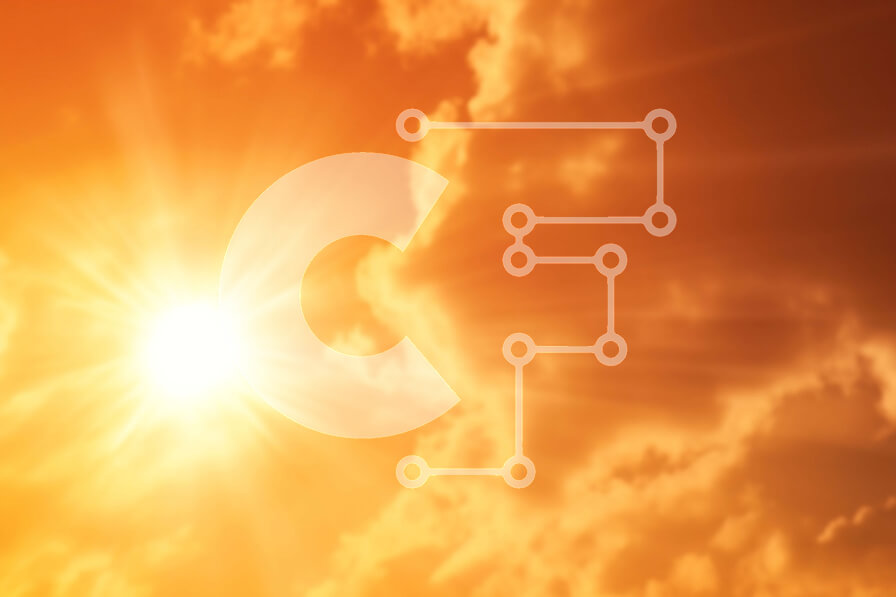 Intra Συλλεκτικό Ξύλινο Παζλ Plywood  4mm - Όμορφη εικόνα ενός καθαρού μπλε ουρανού με λαμπερό ήλιο και χνουδωτά σύννεφα Σε Ξύλινο Κουτί - Διαστάσεις: 10x10 cm – 25 κομμάτια